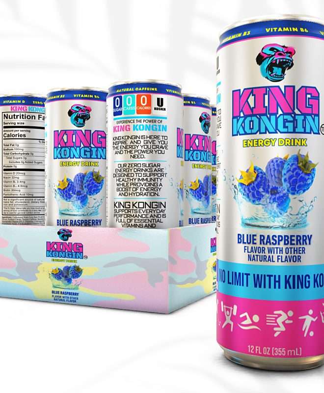 Blue Raspberry Energy Drink - KING KOGNIN